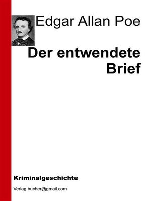 cover image of Der entwendete Brief